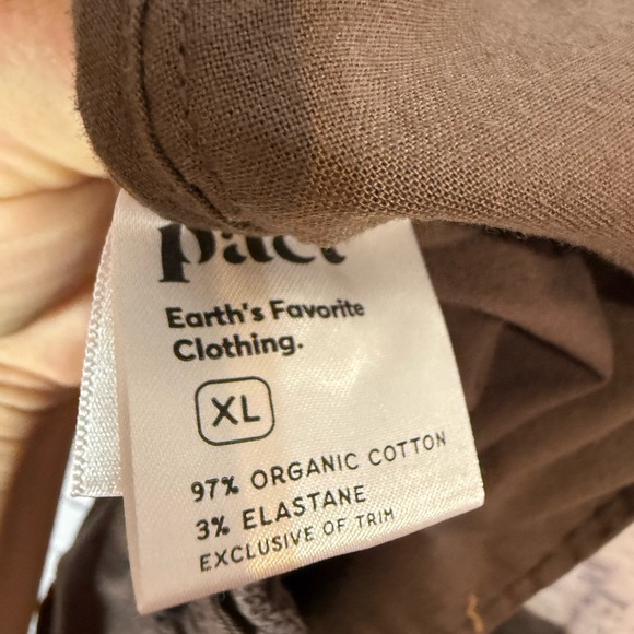 Pact Brown Pants, sz XL - Picture 4 of 4